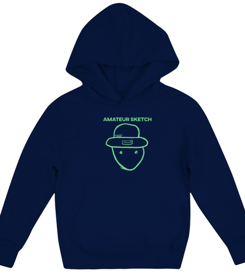 Amateur Leprechaun Sketch Mobile Alabama St Patrick Kids Hoodie