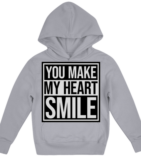 make my heart smile Kids Hoodie