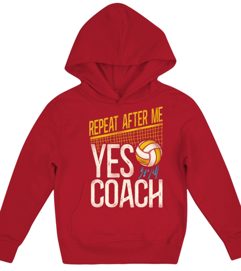 Water Polo Coach Vintage Repeat Kids Hoodie