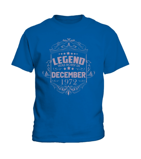 50th Birthday Gifts Born 1972 December Kids T-Shirt