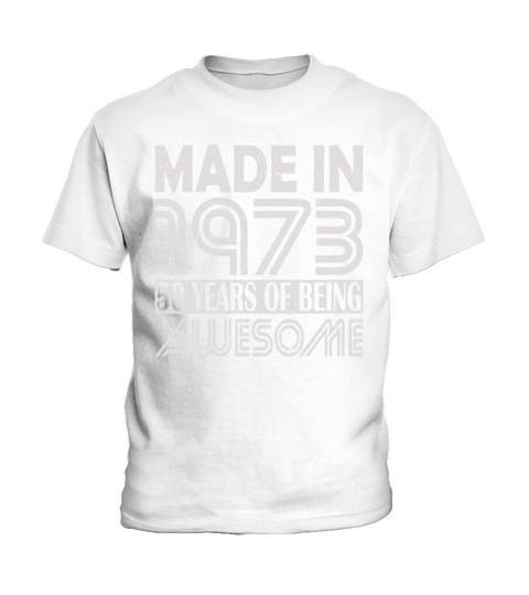 50th birthday vintage 1973 50 years Kids T-Shirt