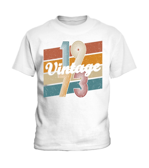 50th birthday vintage 1973 born in 1973 Kids T-Shirt