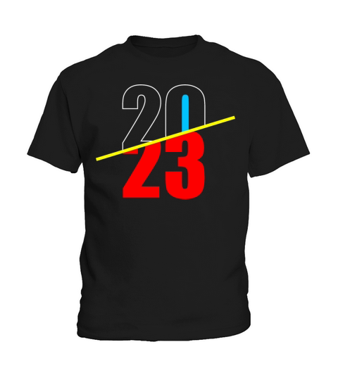 Colorful 2023 New Year Design Kids T-Shirt