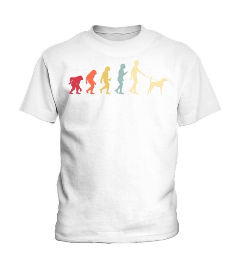 English Foxhound Evolution Retro Vintage Kids T-Shirt