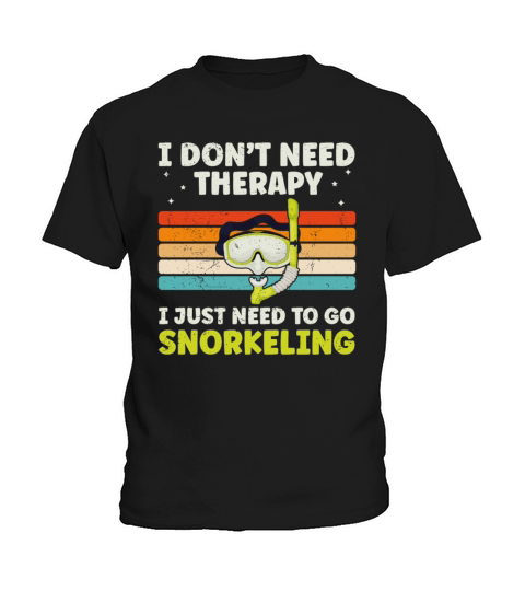 Funny Snorkeling Dive Design For Snorkeler Cool Kids T-Shirt