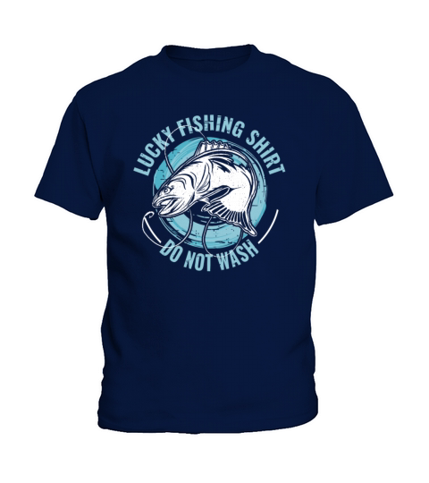 Lucky Fishing Shirt for Fish Hunter and Fisherman Kids T-Shirt