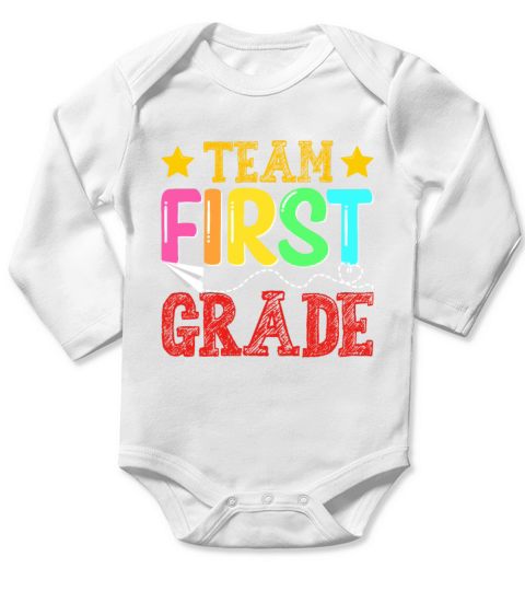 100 Days Of School Design for Kindergarten Teacher Long Sleeve Baby One-Piece