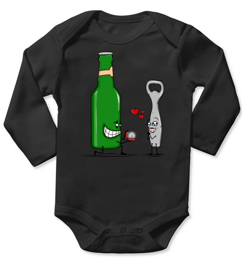 Beer Love Long Sleeve Baby One-Piece