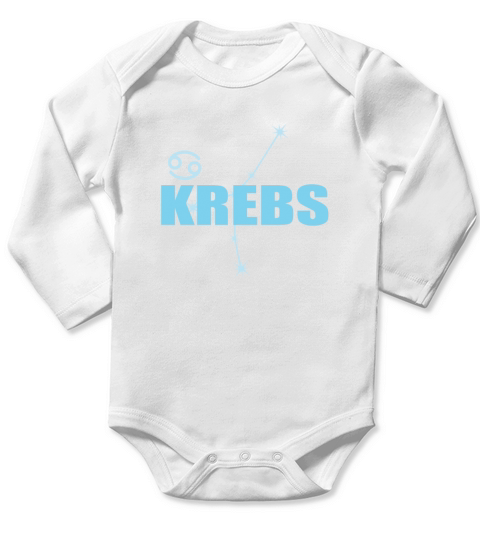 Cancer Zodiac Constellation Long Sleeve Baby One-Piece