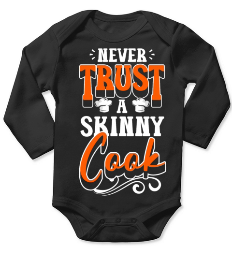 Chef Cook Food Long Sleeve Baby One-Piece