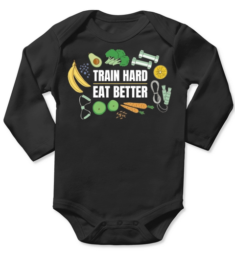 Eat better Long Sleeve Baby One-Piece