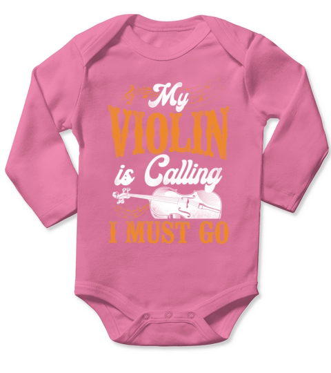 Violin Violinist Vintage My Violin Long Sleeve Baby One-Piece