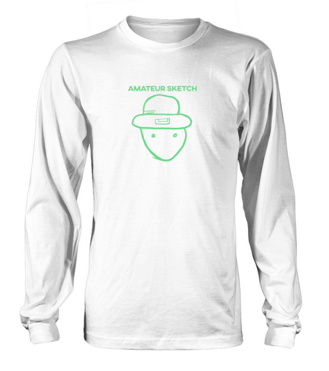 Amateur Leprechaun Sketch Mobile Alabama St Patrick Long sleeved Unisex