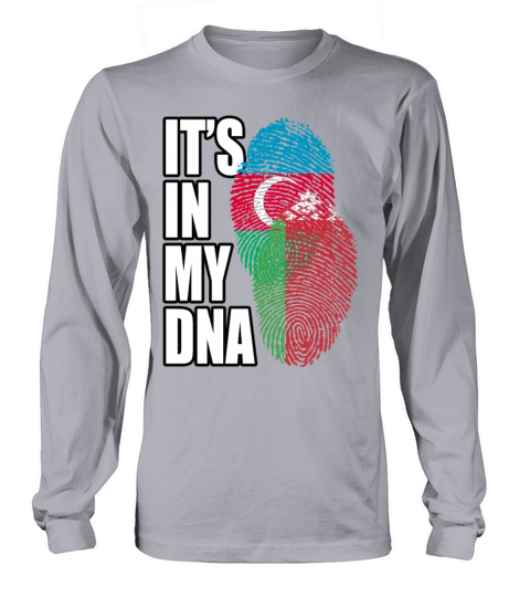 Belarusian And Azerbaijani Mix Heritage DNA Flag Long sleeved Unisex