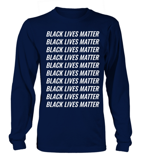 Black Lives Matter Repeated Long sleeved Unisex