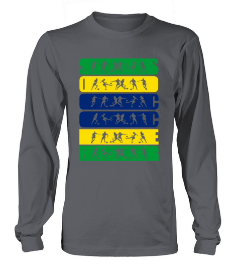 brazin Soccer Ball Fans brasil Flag 2022 Vintage Long sleeved Unisex