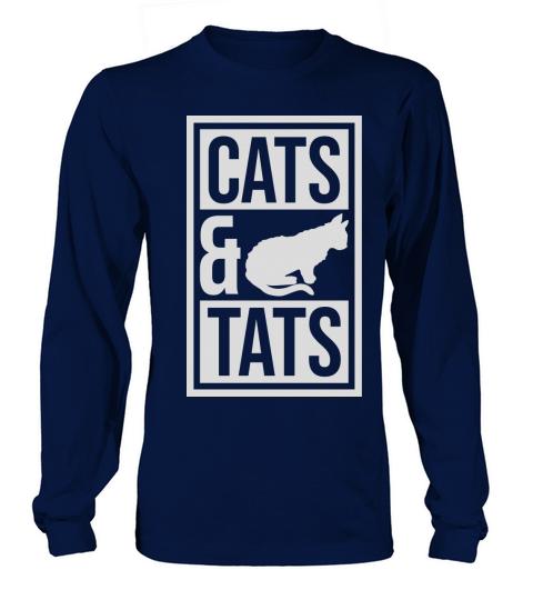 cats and tats quote Long sleeved Unisex