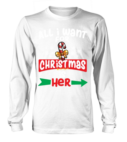 Christmas Couple Matching For Men Long sleeved Unisex
