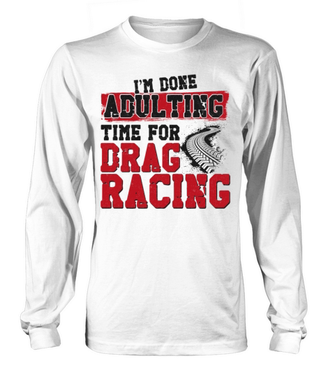 Drag Racing Race Car Vintage Im Long sleeved Unisex