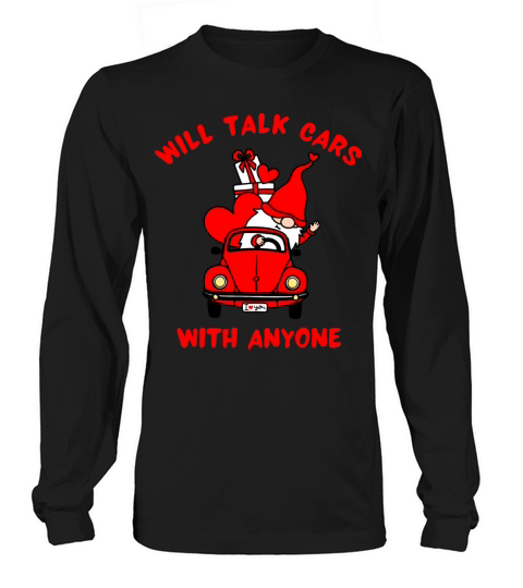 Funny gnome driving a car Automobile lover Car Long sleeved Unisex