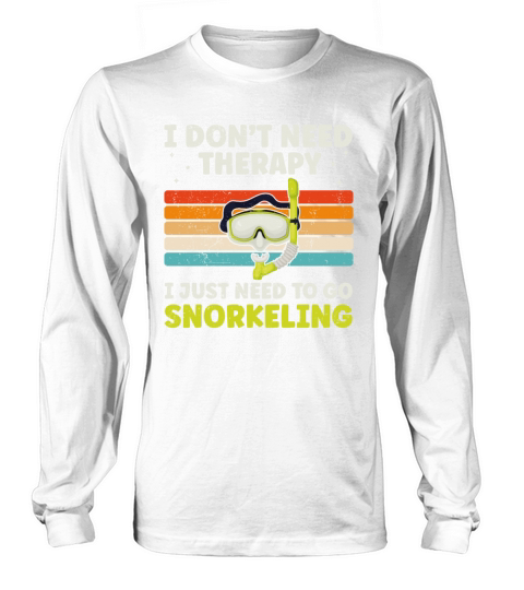 Funny Snorkeling Dive Design For Snorkeler Cool Long sleeved Unisex