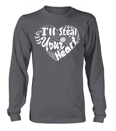 Funny Valentines Day Ill Steal Your Heart Long sleeved Unisex