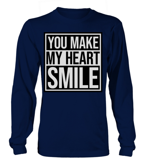 make my heart smile Long sleeved Unisex