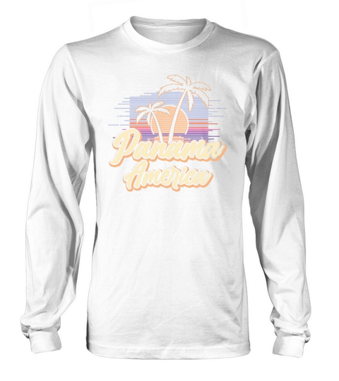 Panama Vintage Sunset Panamanian Wildness Long sleeved Unisex