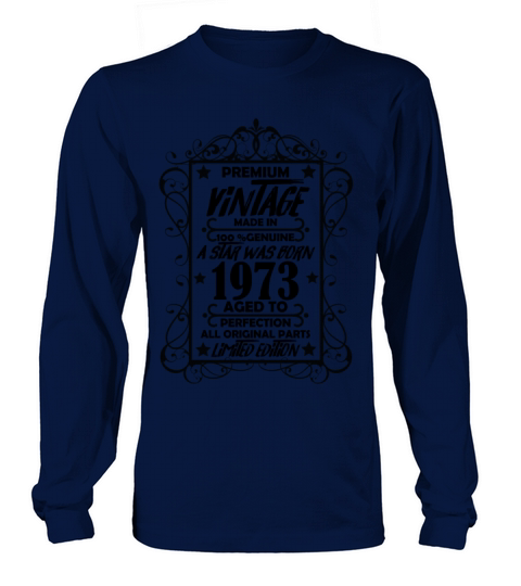 Premium Vintage 1973 Long sleeved Unisex