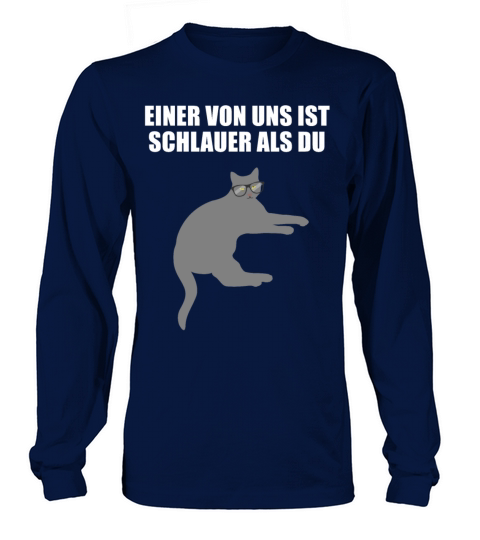 Sassy Smart Nerd Cat Funny Quote Gift Idea Long sleeved Unisex