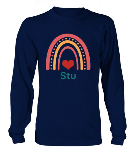 Stu Vintage Boho Rainbow Long sleeved Unisex
