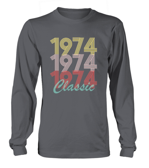 Vintage 1974 Classic Long sleeved Unisex