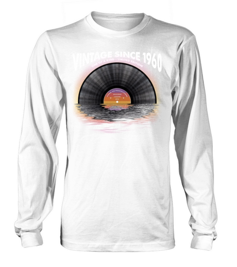 Vintage since 1960 Retro Disco Music Vintage Long sleeved Unisex