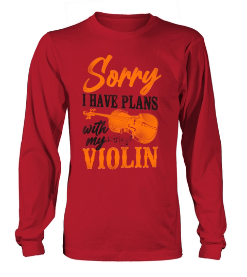 Violin Violinist Vintage Sorry I Long sleeved Unisex