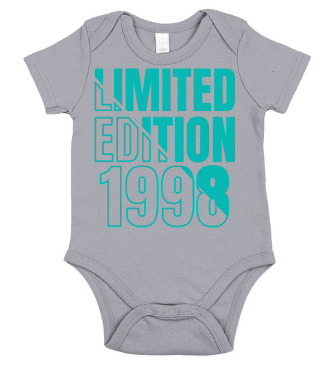 1998 Limited Edition Birthday Short Sleeve Baby One-Piece