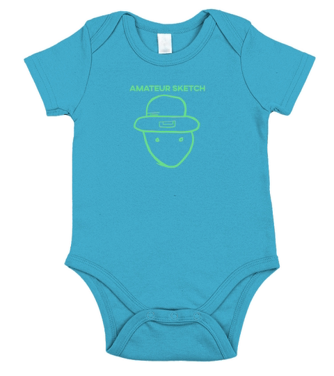 Amateur Leprechaun Sketch Mobile Alabama St Patrick Short Sleeve Baby One-Piece