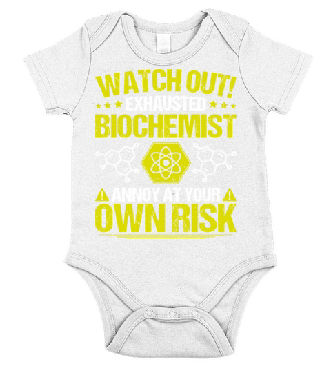 Biochemistry Biochemist Biology Biologist Genetics Short Sleeve Baby One-Piece