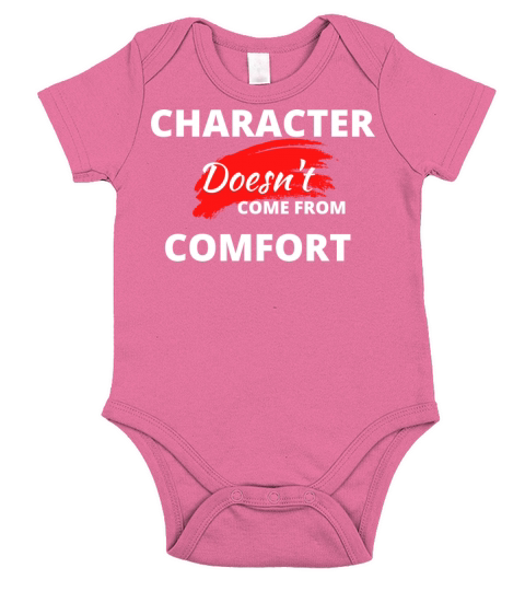 Character Doesnt Come From Comfort Short Sleeve Baby One-Piece