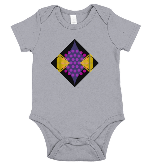 Diamond design Short Sleeve Baby One-Piece