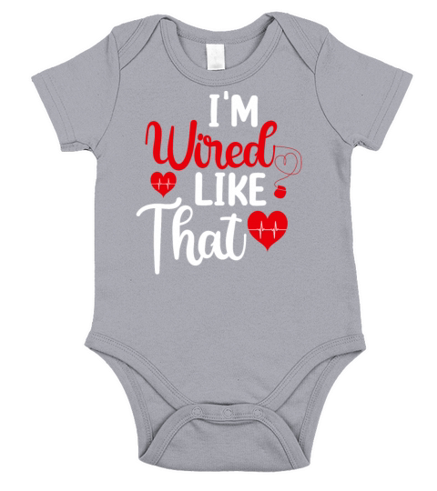 Im Wired Like That ICD Surgery Cardiac Pacemaker Short Sleeve Baby One-Piece