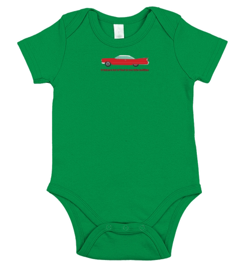 It Takes A Lot Of Fuel To Run This Red Cadillac Short Sleeve Baby One-Piece