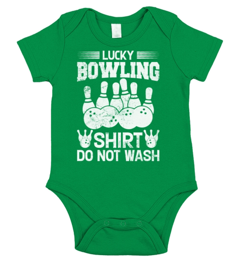 Lucky Bowling Shirt Do Not Wash Funny Quote For Bo Short Sleeve Baby One-Piece
