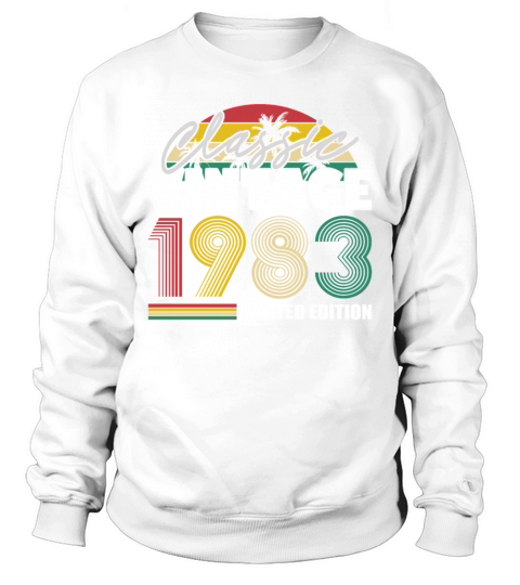 40th birthday born in 1983 classic vintage 1983 Sweatshirt Unisex