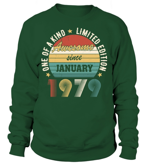 Awesome Since January 1979 Limited Edition Sweatshirt Unisex