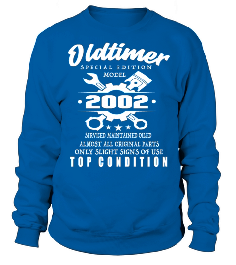 Classic Car Special Edition Model 2002 Birthday Sweatshirt Unisex