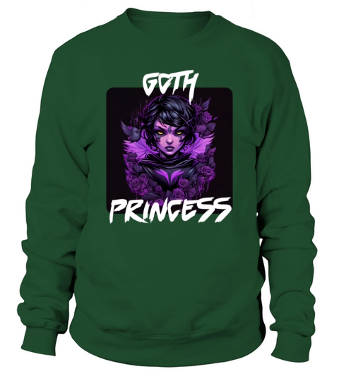 Digital Art Design Of A Goth Princess 2 Sweatshirt Unisex