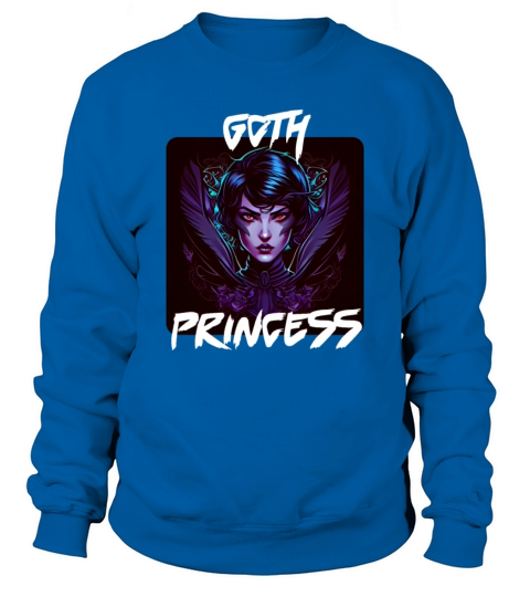 Digital Art Design Of A Goth Princess 4 Sweatshirt Unisex