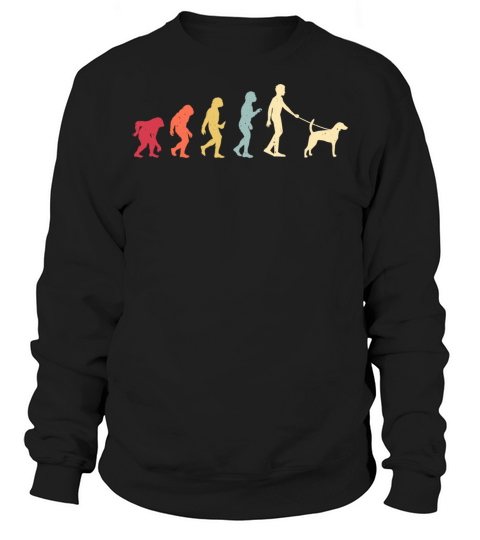 English Foxhound Evolution Retro Vintage Sweatshirt Unisex