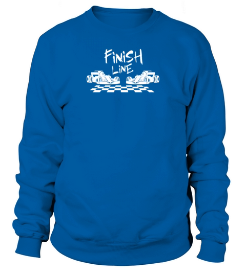 Finish Line Racecar Design for Sportscar Lovers Sweatshirt Unisex