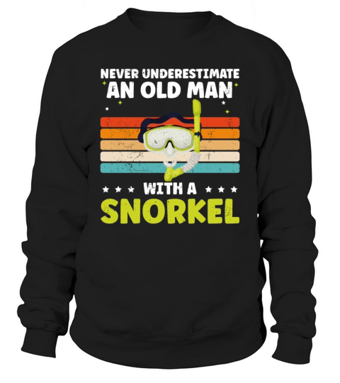 Funny Snorkeling Dive Design For Snorkeler Cool Sweatshirt Unisex